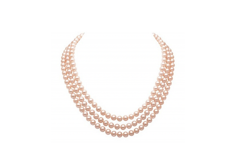 Mikimoto Classic collection three strand akoya pearl necklace in18k white  gold. | AHEE Jewelers