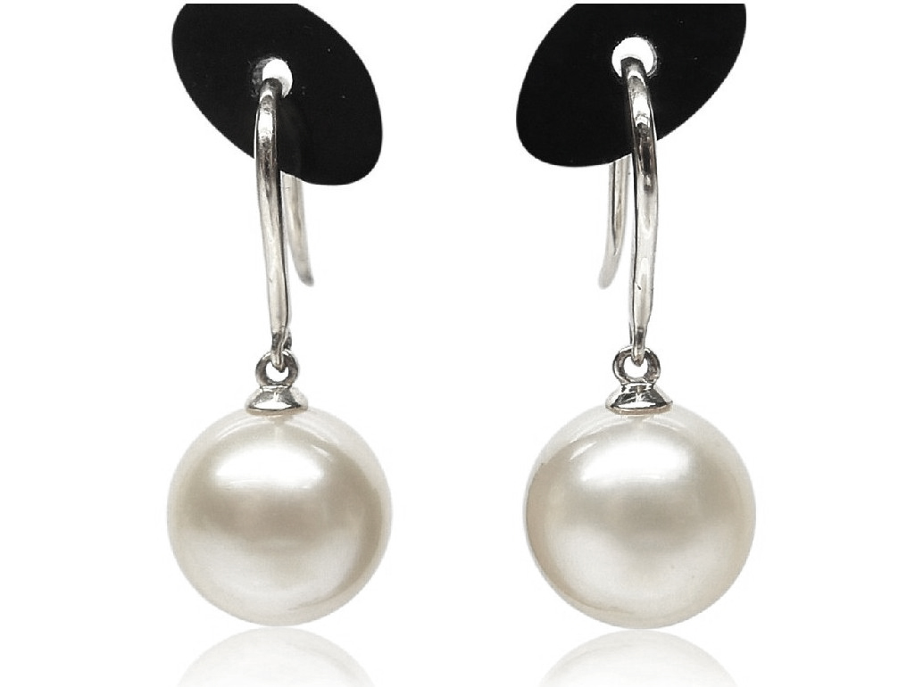 Mm South Sea Pearl Dangle Earring Mm South Sea Pearl Dangle Earring Sz H