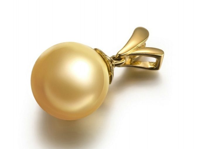 14K Gold South Sea Pearl Glenn Pendant