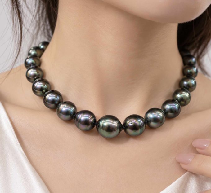 9-11 mm Baroque Tahitian Pearl Priscilla Necklace